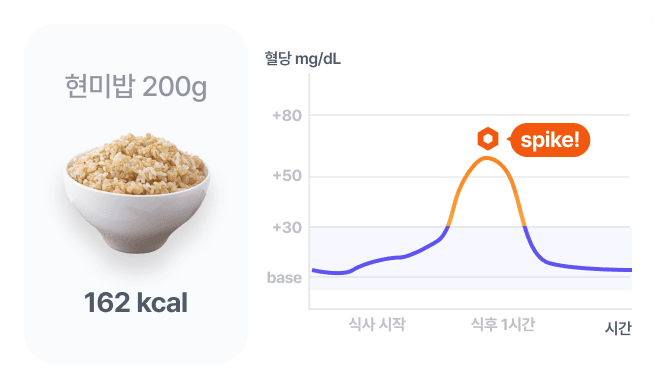 현미밥 혈당 이미지