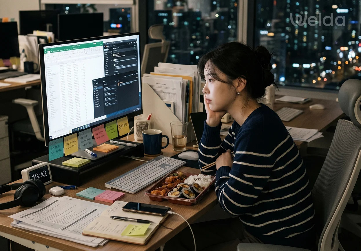 야근, 편의점 식사. 요즘 직장인이 혼자서 건강을 챙기기 어려운 데는 이유가 있습니다.